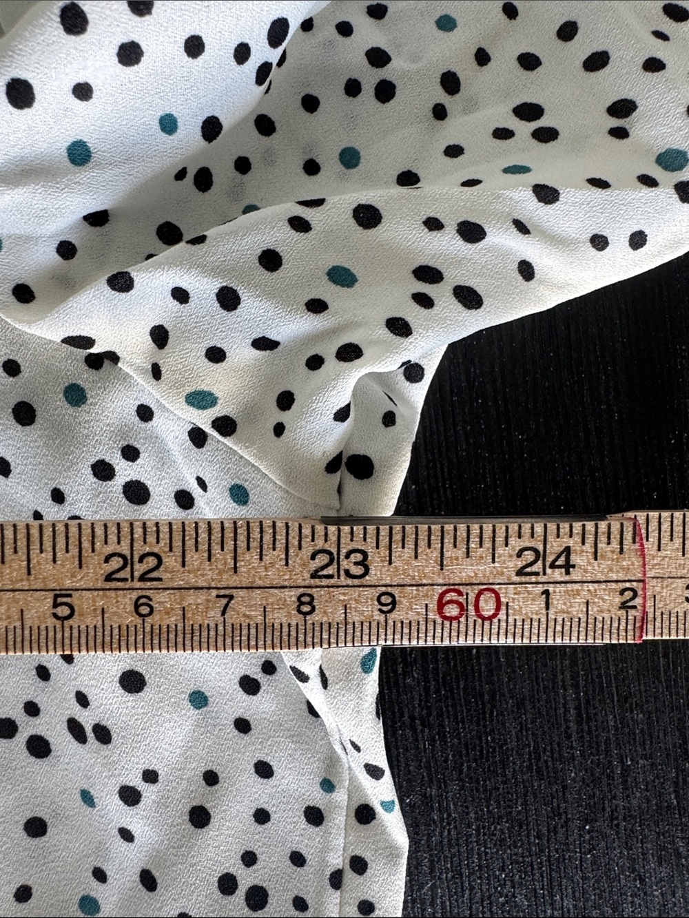 NWT LOFT White Black Polka Dot Career Office Utility Button Front Blouse XL - Picture 12 of 12